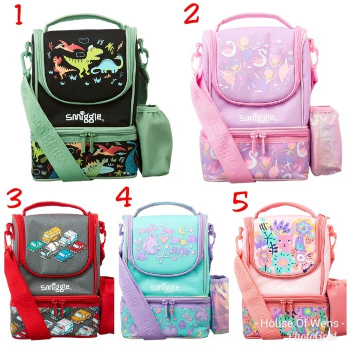 Risti Smiggle Wander Strap Lunchbox - Tas Bekal Smiggle