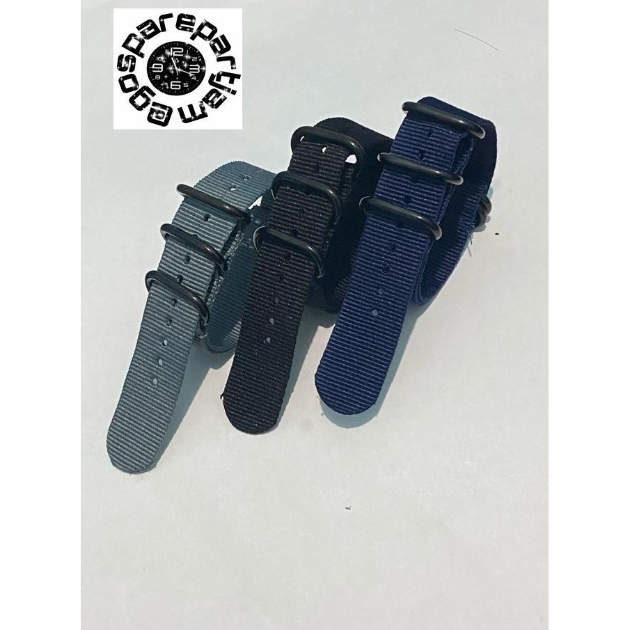 Tali Jam Tangan Nato Nilon - Strap Nato Nylon Watch Strap 18mm