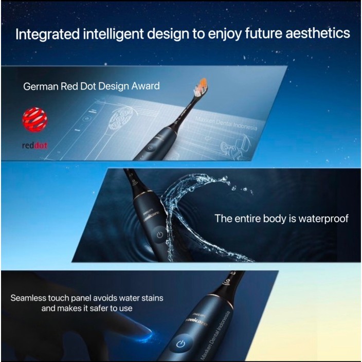 Philips Sonicare 9900 Prestige Electric Toothbrush Sikat Gigi Elektrik