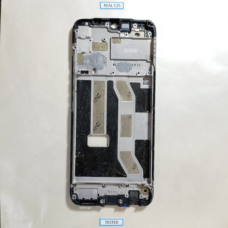 Frame Papan LCD Realme C25 Originl Copotan