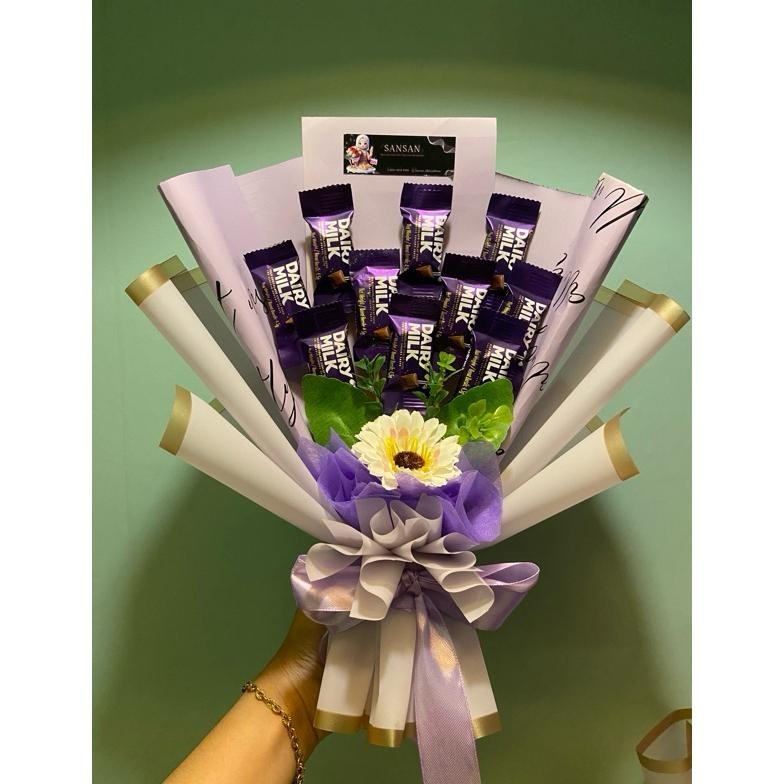 

PROMO MURAH Buket coklat Cadbury Mini/Dairy milk/Buket Bunga/Kado Wisuda Pernikahan