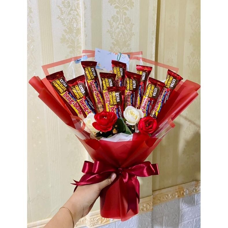 

PROMO MURAH Buket snack coklat bouquet wisuda ultah hampers