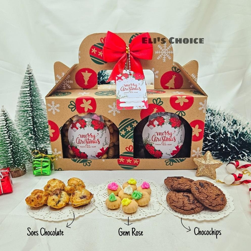 

PROMO MURAH [2 JAR] HAMPERS NATAL / PARCEL KADO CHOCO CHIPS GEM ROSE SOES CHOCOLATE ISI 2 JAR 600 ML TERMURAH READY STOCK / BINGKISAN MERRY CHRISTMAS PREMIUM
