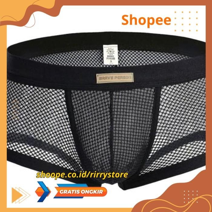 CELANA DALAM PRIA FISHNET TRANSPARAN, CELANA DALAM PRIA SEXY   / CELANA DALAM PRIA FISHNET TRANSPARA