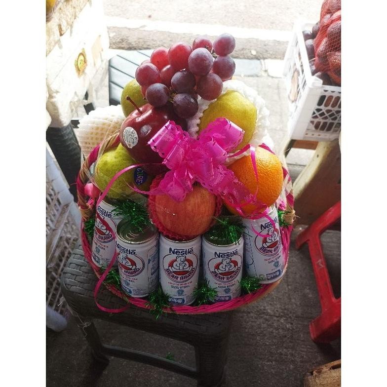 

CNY parcel buah plus minuman vitamin susu beruang