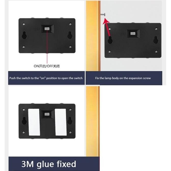 Lampu Dinding Minimalis Outdoor Waterproof / Lampu Taman Tenaga Surya