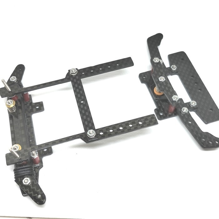 Ready Tamiya Bumper Carbon - AT pivot - Anchor - Hanging