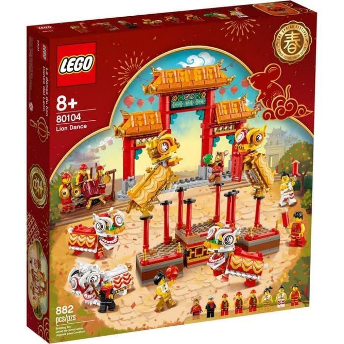 Ready Lego 80104 Lion dance barongsai / chinese new year