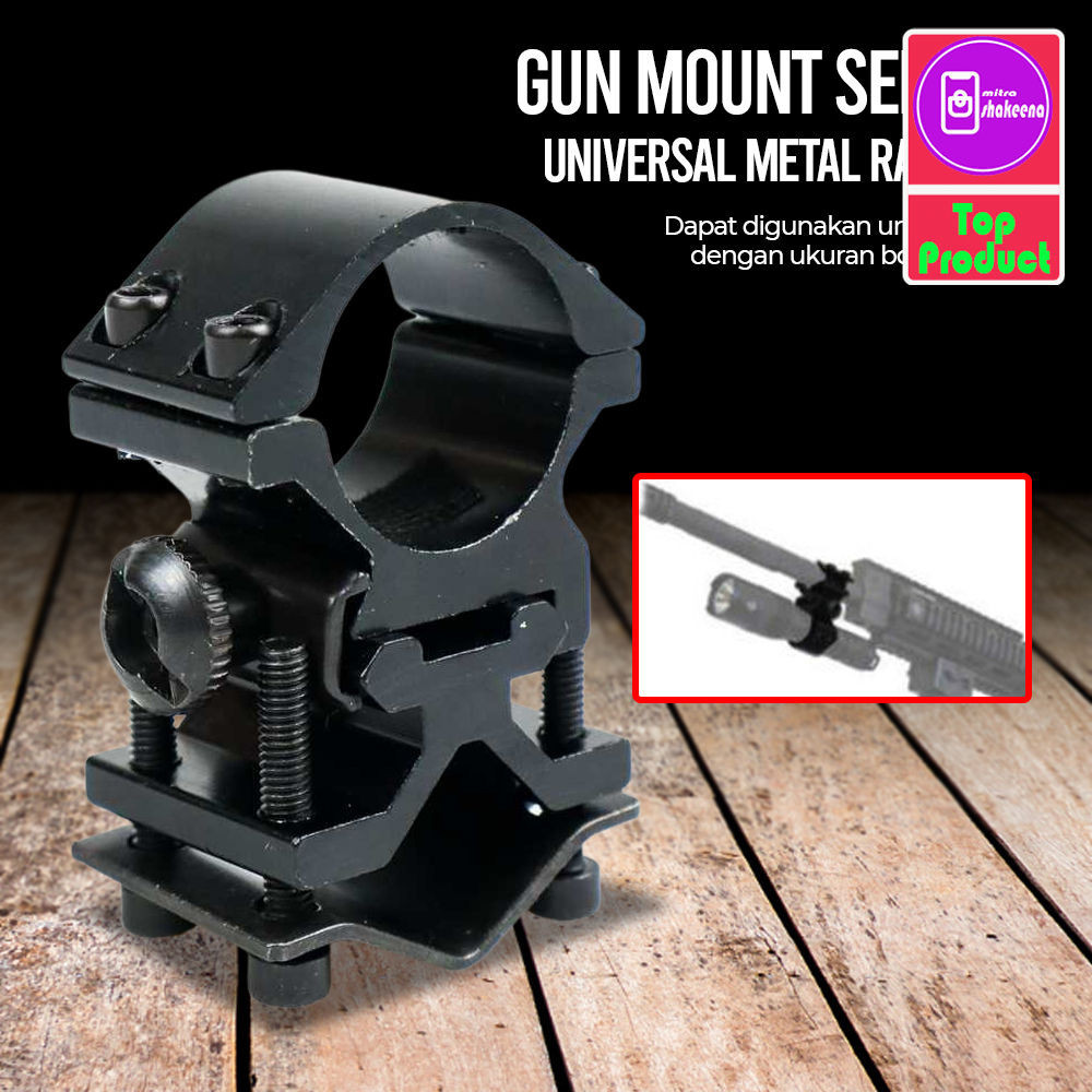SHMS Mount Senter Universal Metal Rail Clip 04BK Black
