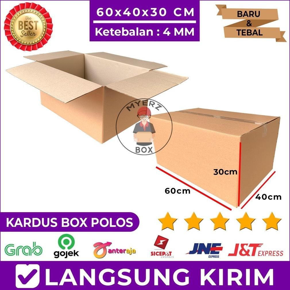 

Special Promo Kardus Besar Jumbo Karton Box Polos 60x40x30 Utk Packing Pindahan