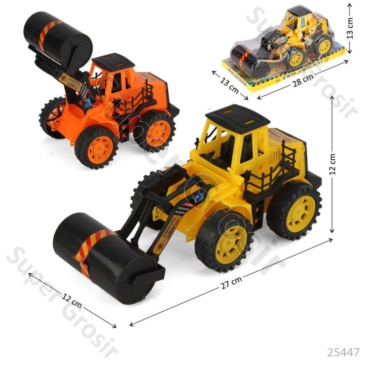 Mainan Anak Mainan_Kendaraan Konstruksi Truk Bulldozer Roller F/C Bulldozer