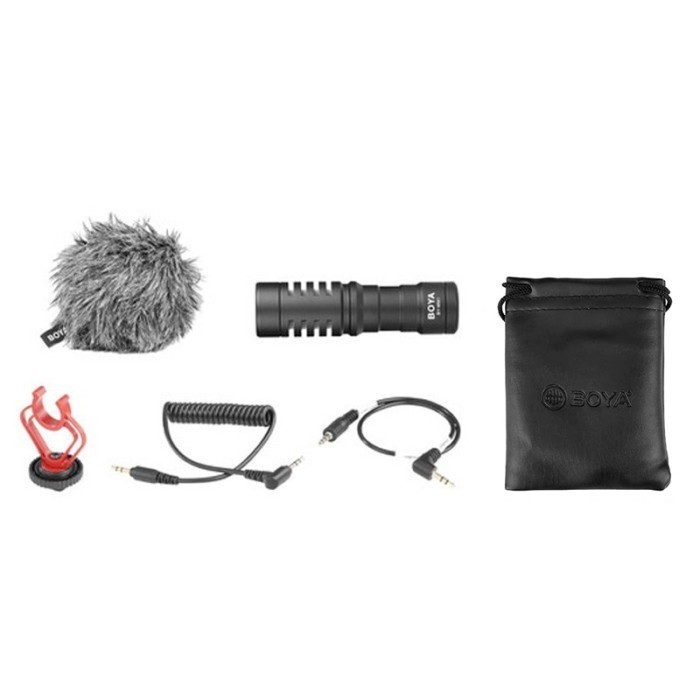 Boya By-Mm1 Mini Microphone For Camera Smartphone Bymm1 Mic Original