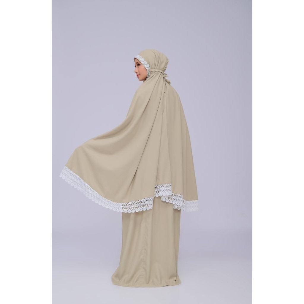 {POY} ZM Zaskia Mecca - Yesifa Green Mukena