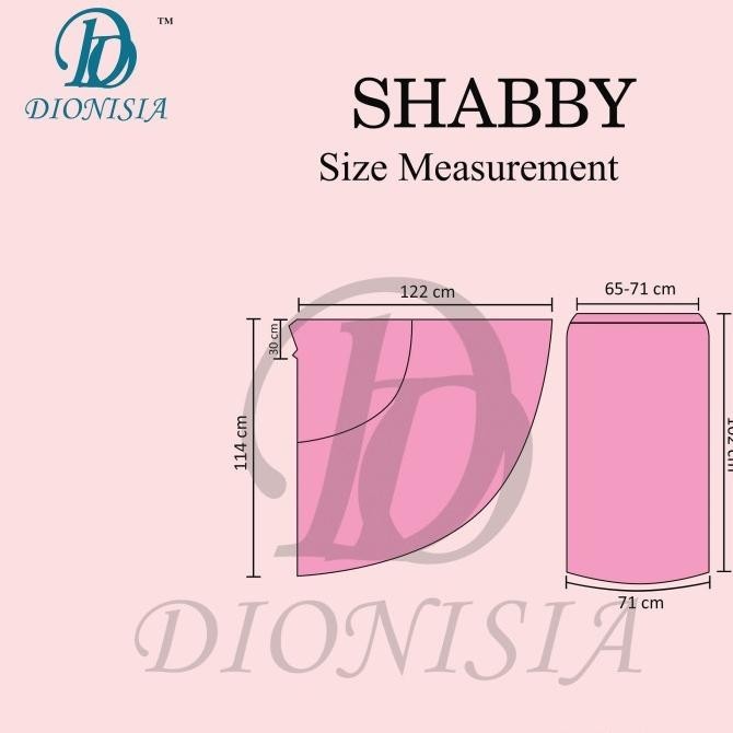 {POY} DIONISIA Shaby Mukena Dewasa Katun Jepang Dewasa Jumbo