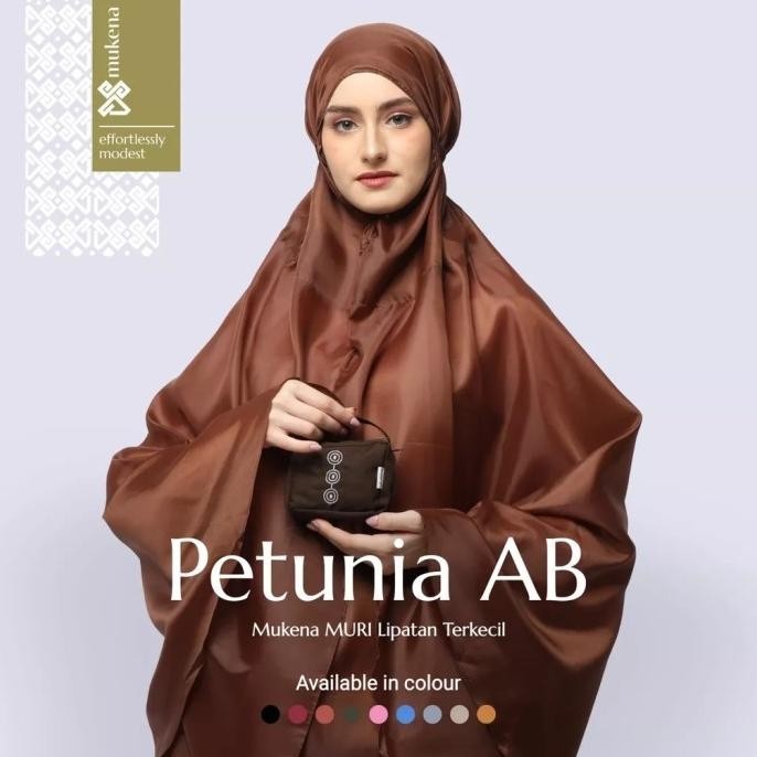 {POY} Mukena sekecil HP Petunia Karita Atas Bawah Mini Travelling Original