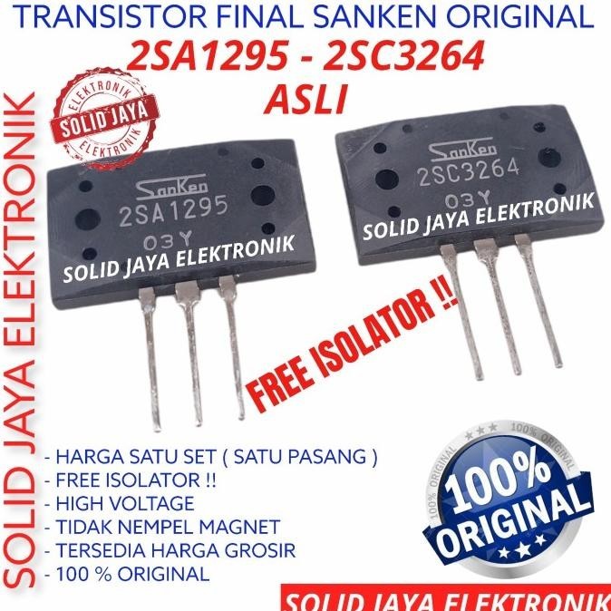 Transistor Final Sanken 2Sa1295 2Sc3264 Tr 2Sa 1295 2Sc 3264 Original