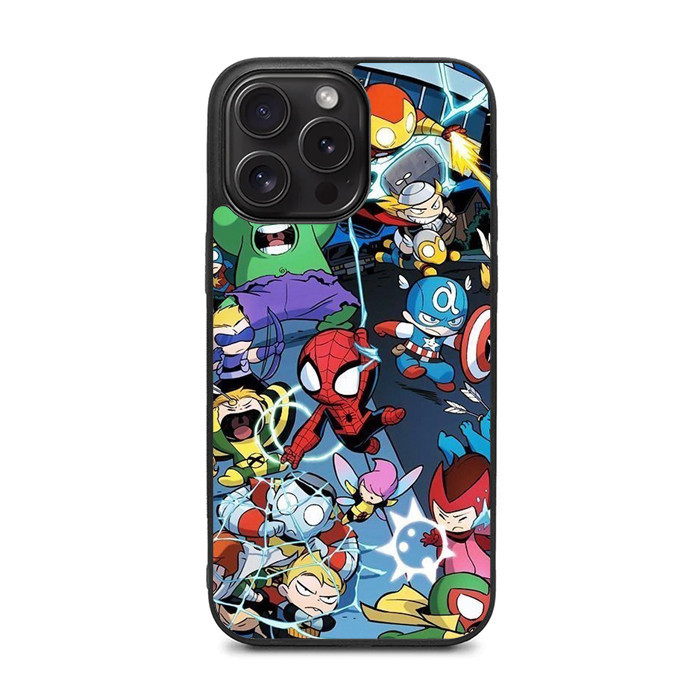 Case Casing Softcase Cover Iphone 15 14 13 12 11 X Xs Xr Plus Pro Max Mini Marvel W0064