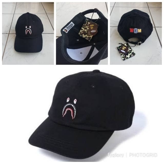 TOPI BAPE SHARK BASEBALL