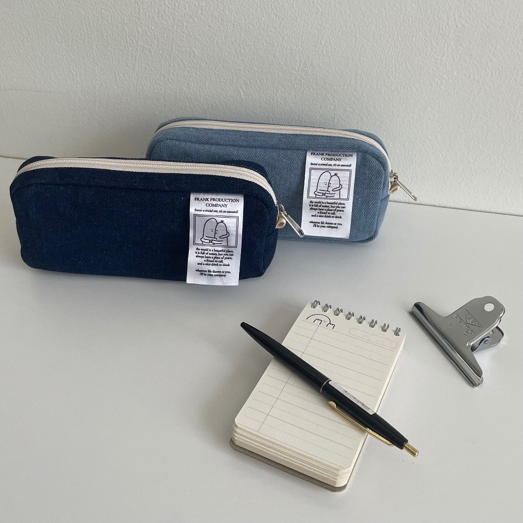 

Frank Denim Pencil Case by September Spring Tempat Pensil Pouch