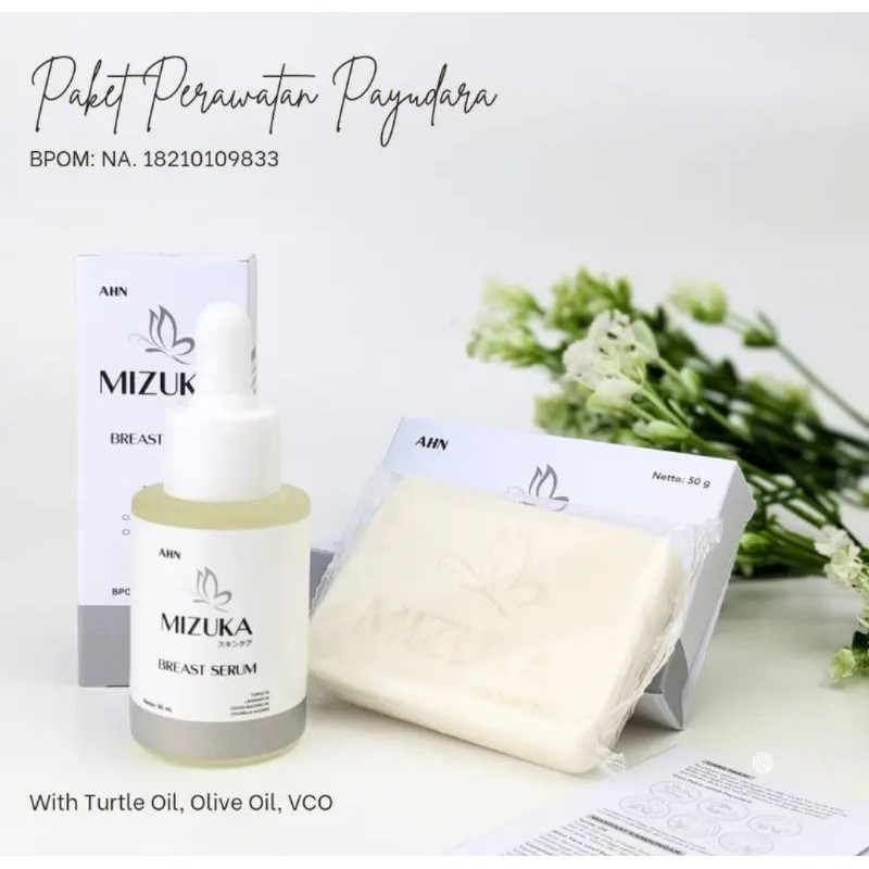 IEC TERLARIS..!! MIZUKA SABUN DAN MIZUKA BREAST SERUM PAKET PERAWATAN PAYUDARA WANITA TEFTAR RESMI