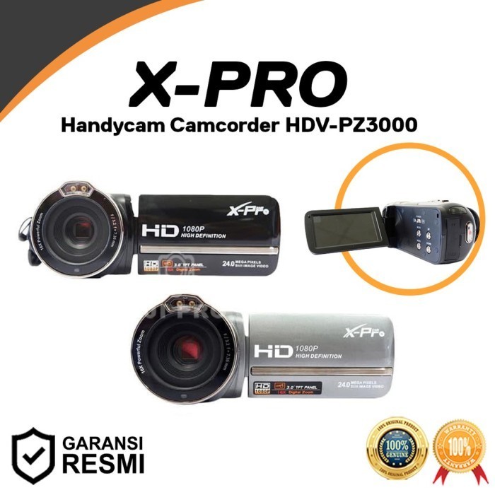 Handycam Camcorder Xpro Hdv-Pz3000