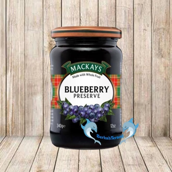 

Mackays Blueberry Jam 340Gr / Selai Blueberry Original