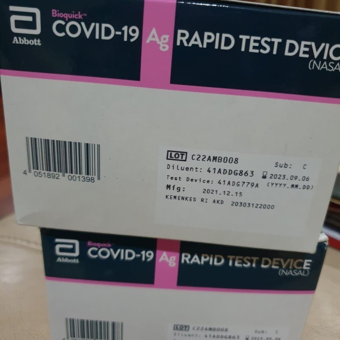 Abbot Antigen Nasal Tes Swab