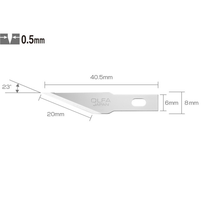 

Terbaru Spare Blade For Art Knife Pro Kb4-S/5 Olfa Promo Terlaris