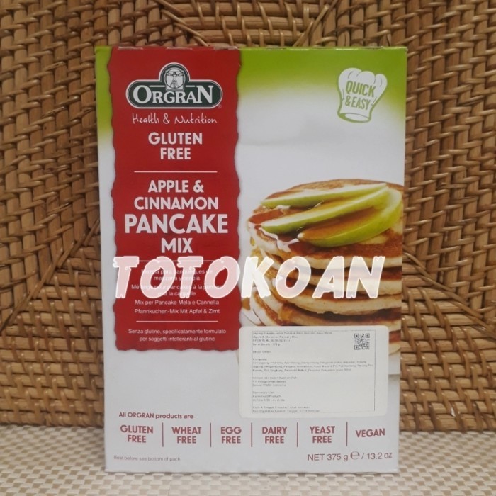 

Terlaris Orgran Apple & Cinnamon Pancake Mix Tepung Premiks 375 Gr Promo Terbaru