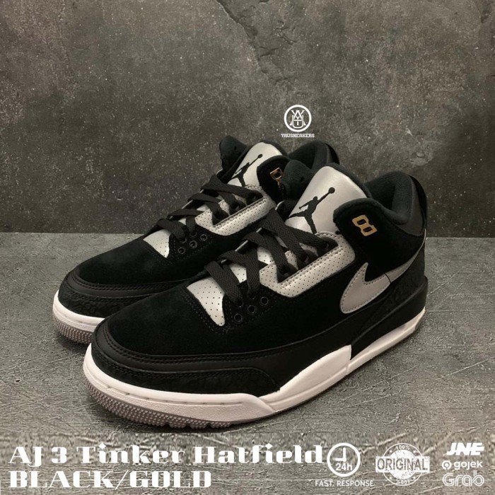 Air Jordan 3 Tinker Black/ Gold