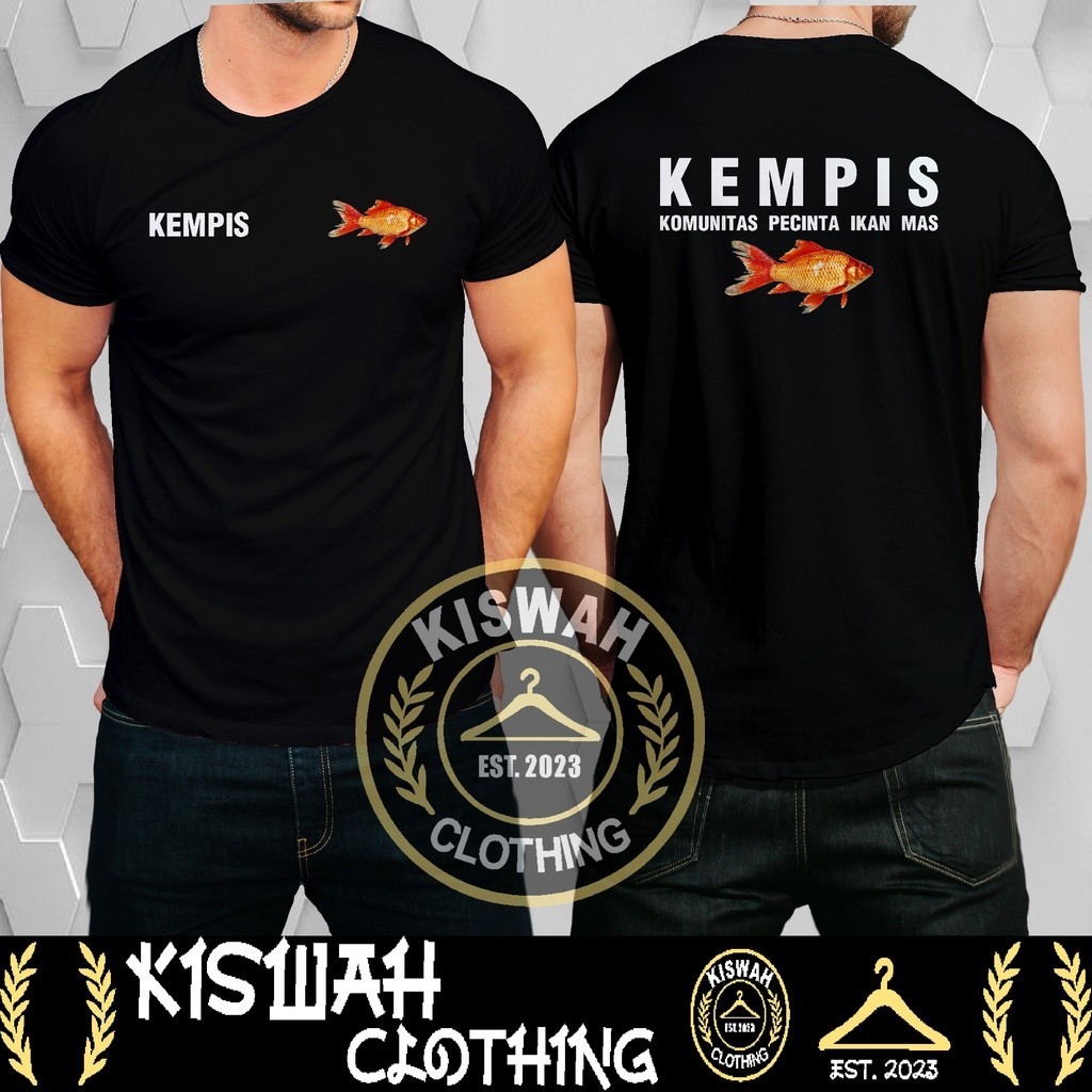 Kaos Tshirt KEMPIS Komunitas Pecinta Ikan Mas Baju Distro