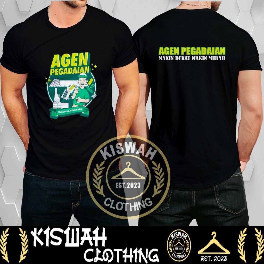 Kaos Tshirt Agen Pegadaian Makin Dekat Makin Mudah Baju Distro
