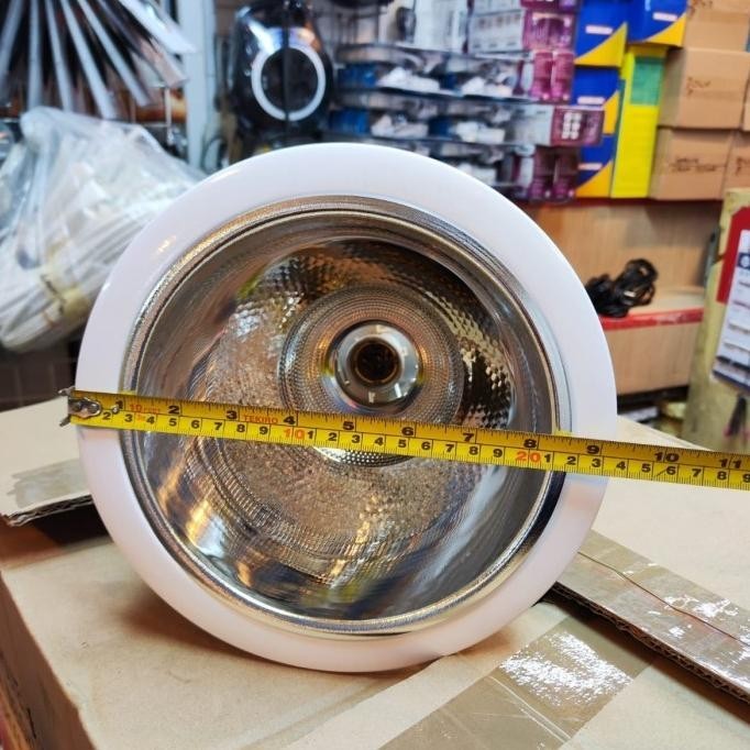 kap downlight 8inch rumah lampu 8" rumah lampu downlight e27 jumbo