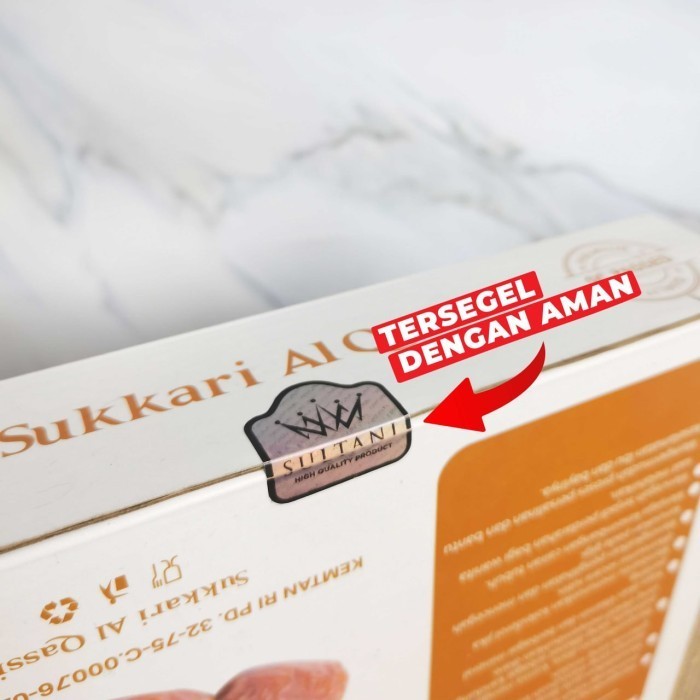 

Kurma - Kurma Sukari Sultani 1 Kg Premium Quality