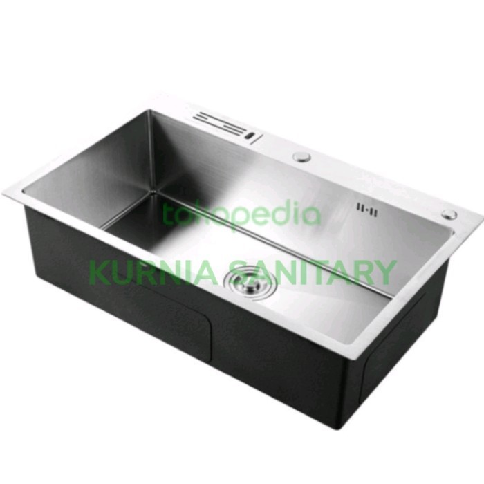 Terlaris Promo Bak Cuci Piring 1 Lubang Jumbo 8050 Stainless/Kichen Sink 8050 Promo Terbaru
