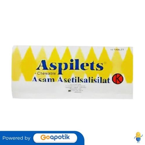 ASPILETS 80 MG BOX 100 TABLET