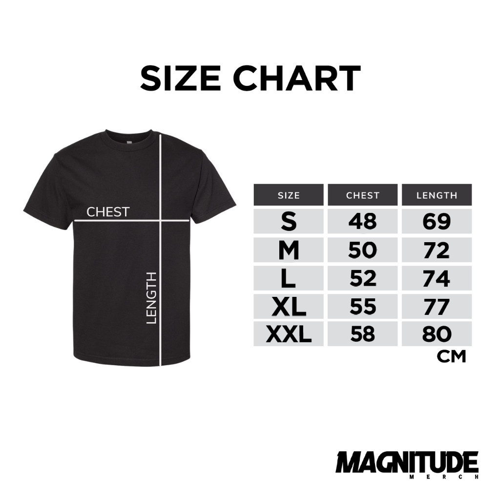 [ONLINE EXCLUSIVE] Magnitude T-Shirt Revenge The Fate - Amerta NEW ARRIVAL Kaos musik Kaos band