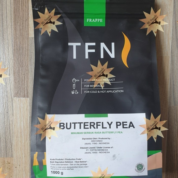 

Toffin Butterfly Pea Powder 1000gr / Bubuk teh bunga telang