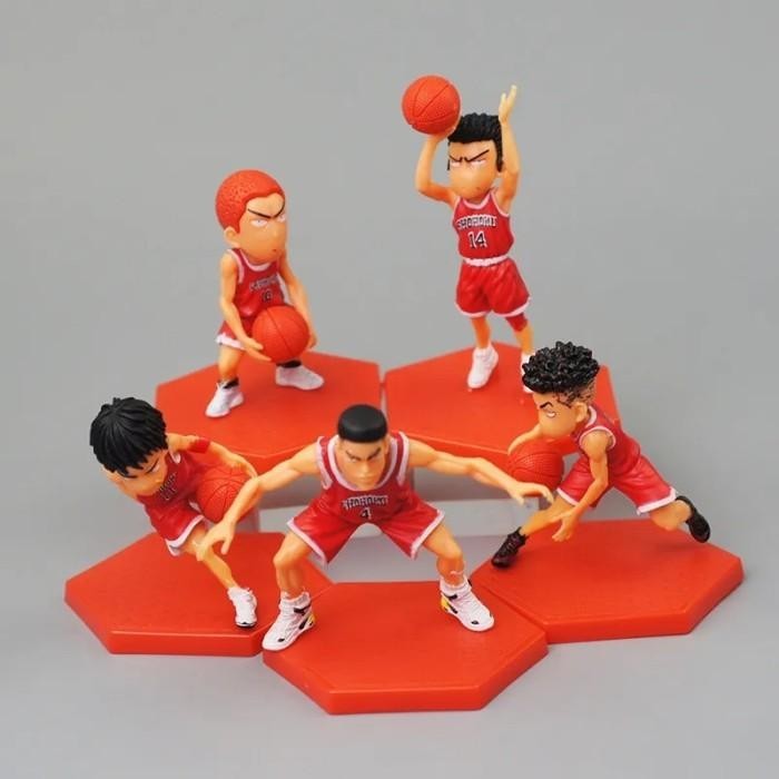 ACTION FIGURE SLAMDUNK RUKAWA SAKURAGI MITSUI MIYAGI AKAGI