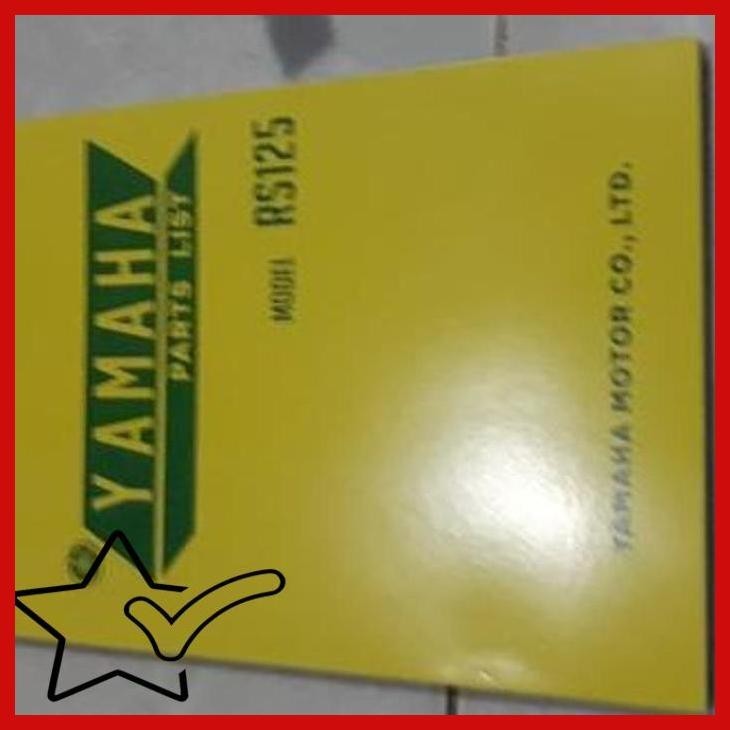 

[NJJB] Buku part Catalog yamaha RS 125