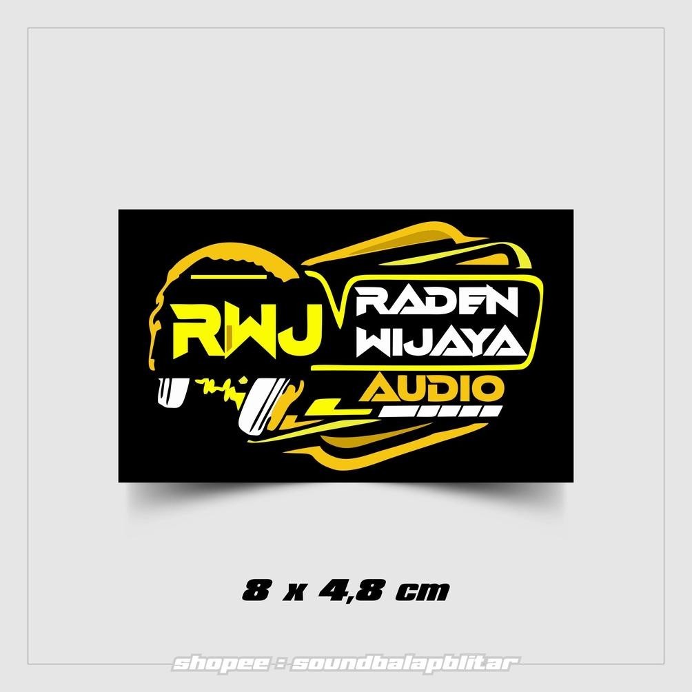 

tomonimart Stiker RWJ Raden Wijaya Audio Vynil Bijian Anti Air ||