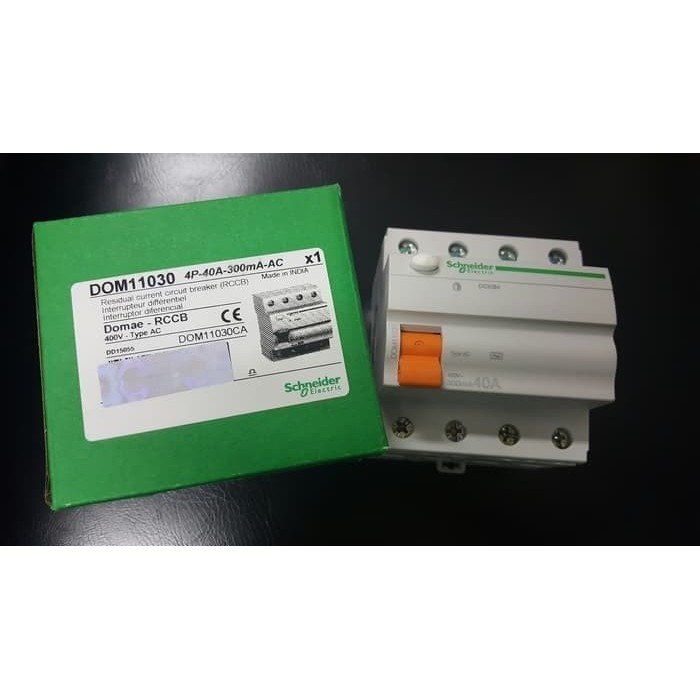 ELCB/RCCB SCHNEIDER DOMAE 40A 4KUTUB 30MA