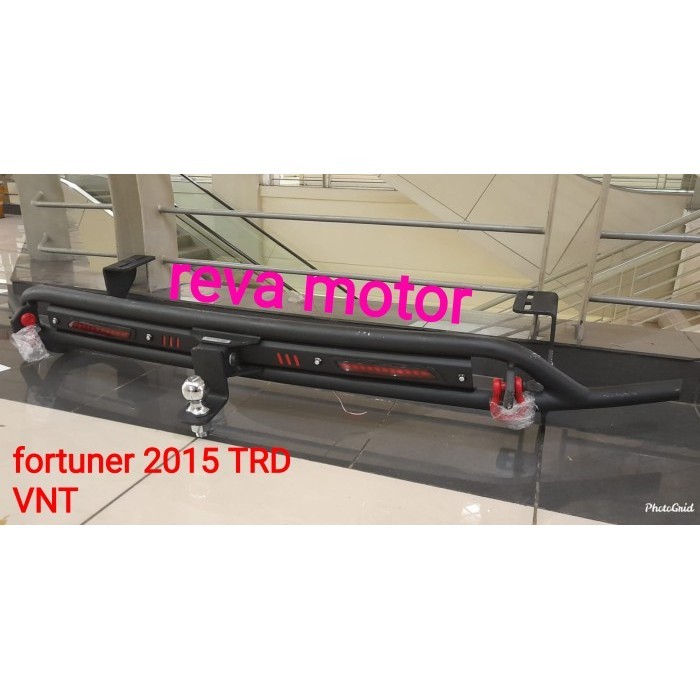 Towing Bar Cobra Style Pengaman Bumper Belakang Fortuner 2015 Sevencod Terlariss 