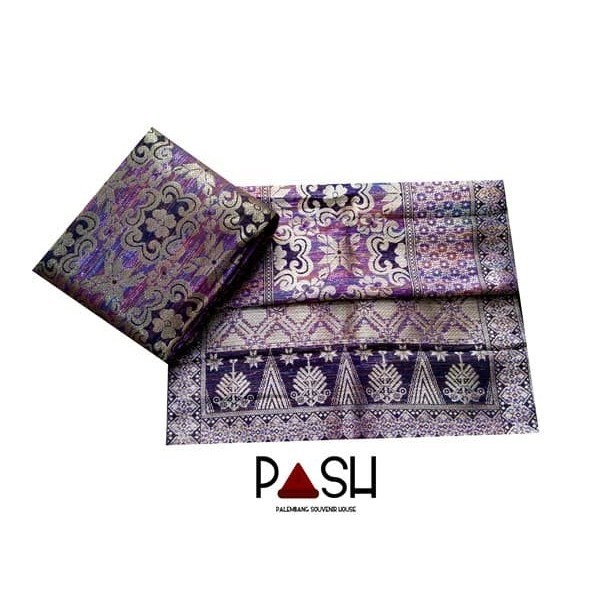 Songket Palembang ATBM Ungu AB