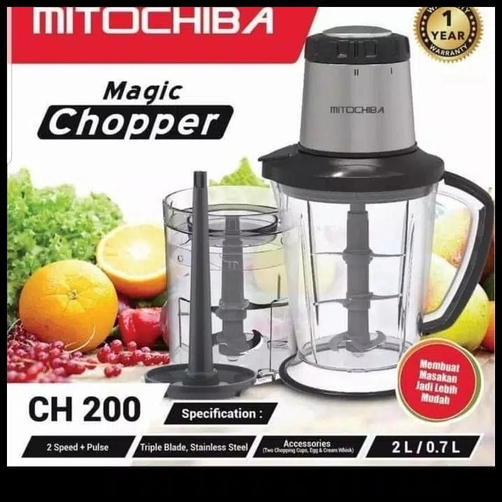 Mitochiba Blender Chopper Ch 200 - Food Prossecor