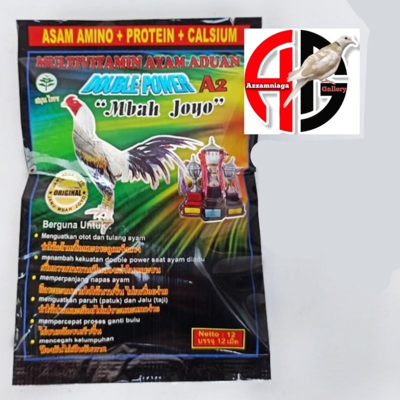 MBAH JOYO A2 BIRU DOBLE POWER JAMU AYAM ADUAN  JAMU AYAM BANGKOK