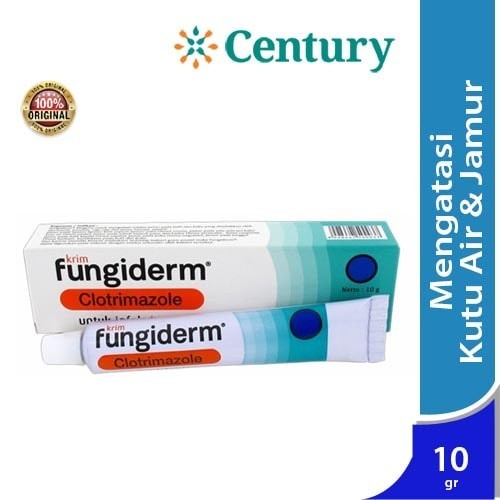 Fungiderm 10 Gr / Jamur Kulit / Jamur Kuku / Obat Jamur