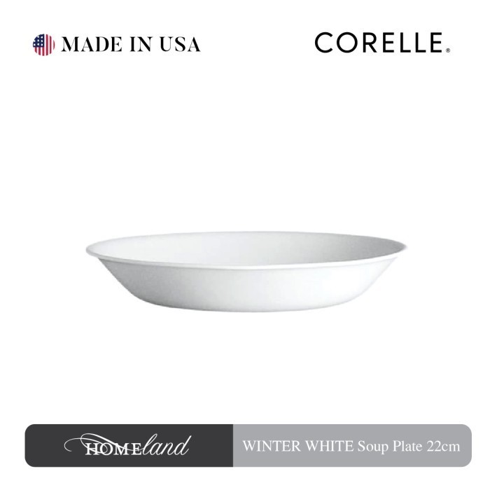 Corelle Winter White Soup Plate 22 Cm