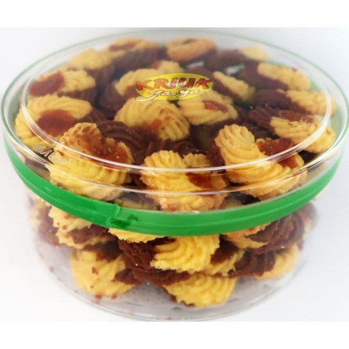 

New Kue Kering Semprit Nenas Variasi Coklat Original