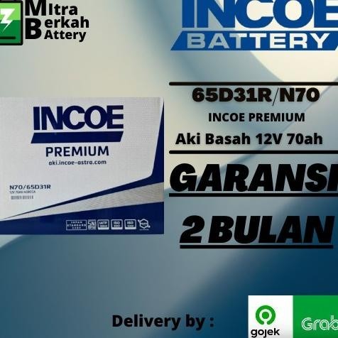 Ready | Siap Kirim Aki Basah Mobil L300 N70 Incoe Premium